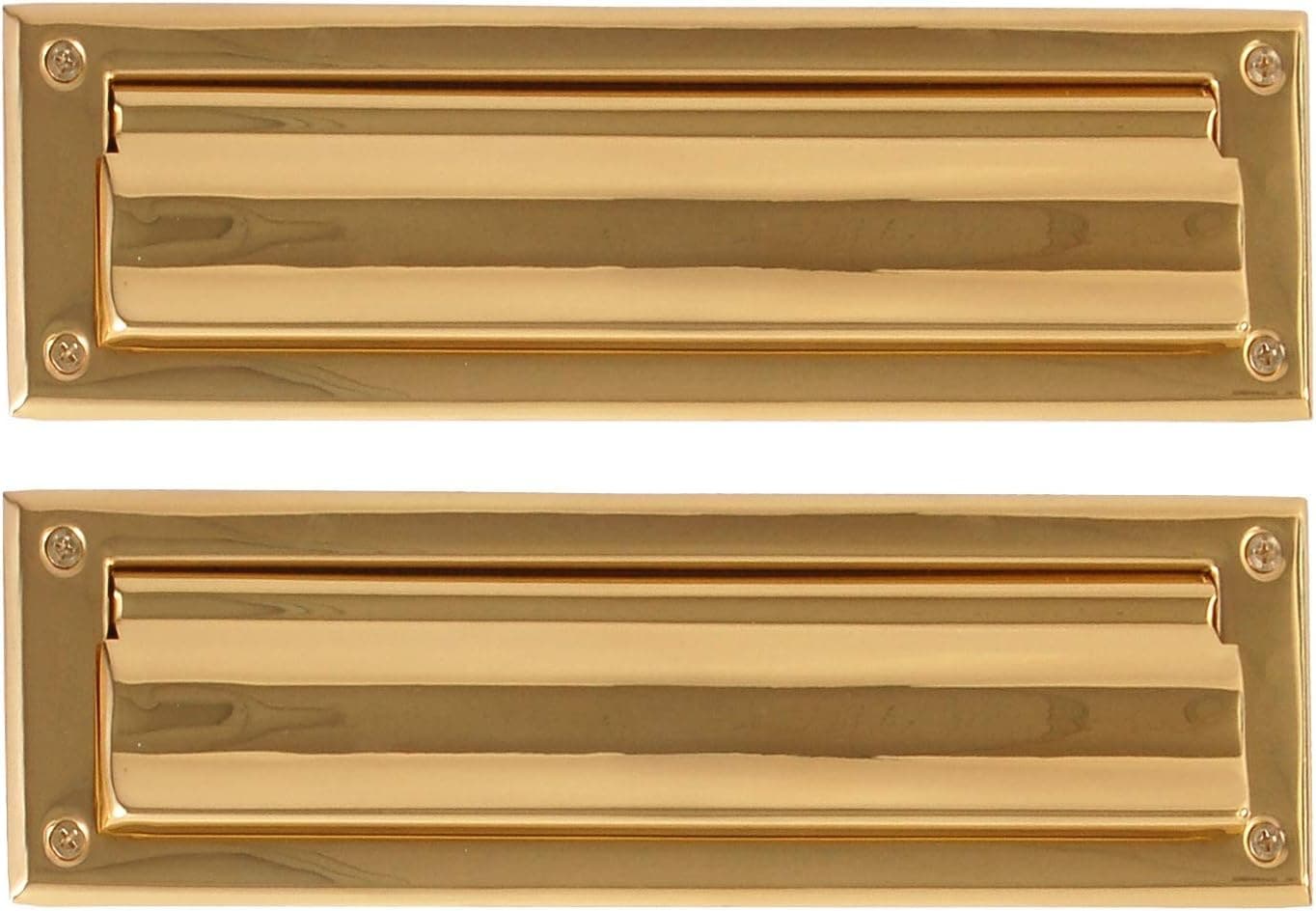BRASS Accents A07-M0010-605 Mail Slot, 3 5/8" x 13", Polished Brass