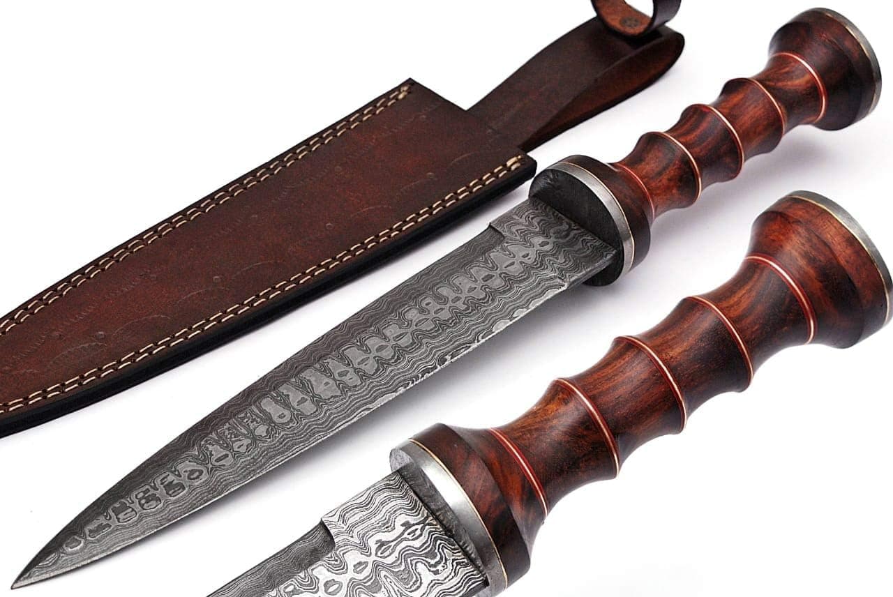 ZEE Products Custom Handmade Stainless Steel Axe-Gorgeous and Solid Wood Handle with Leather Cover…
