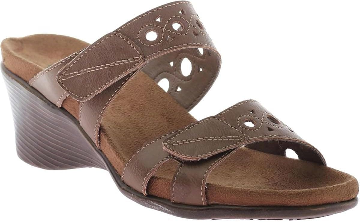 Axxiom Women's At Rest Sandal New Taupe (8.5M)
