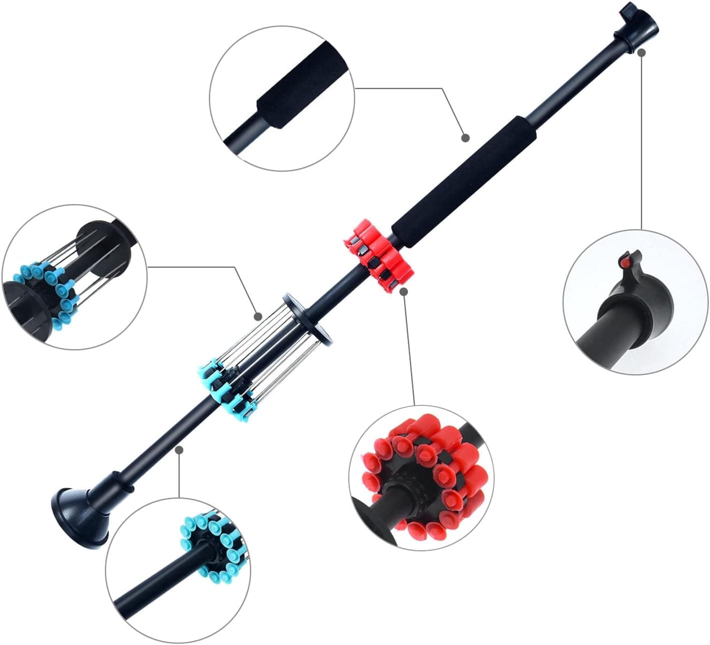 WINGS Sporting Blowguns 48 Inch Blow Gun 36 Inch Blowgun 18 Inch.40c Blow Dart Gun with Darts,with Tactical Peep Sight, Blowgun Hungting Fishing