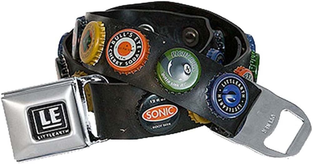 Classic Littlearth Bottle Cap Belt (Small (28.5"-31.5"))
