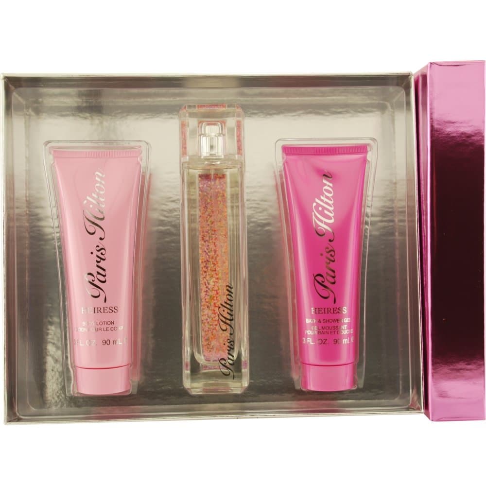 Paris Hilton Heiress Paris Hilton Set (Eau De Parfum Spray and Body Lotion and Shower Gel)