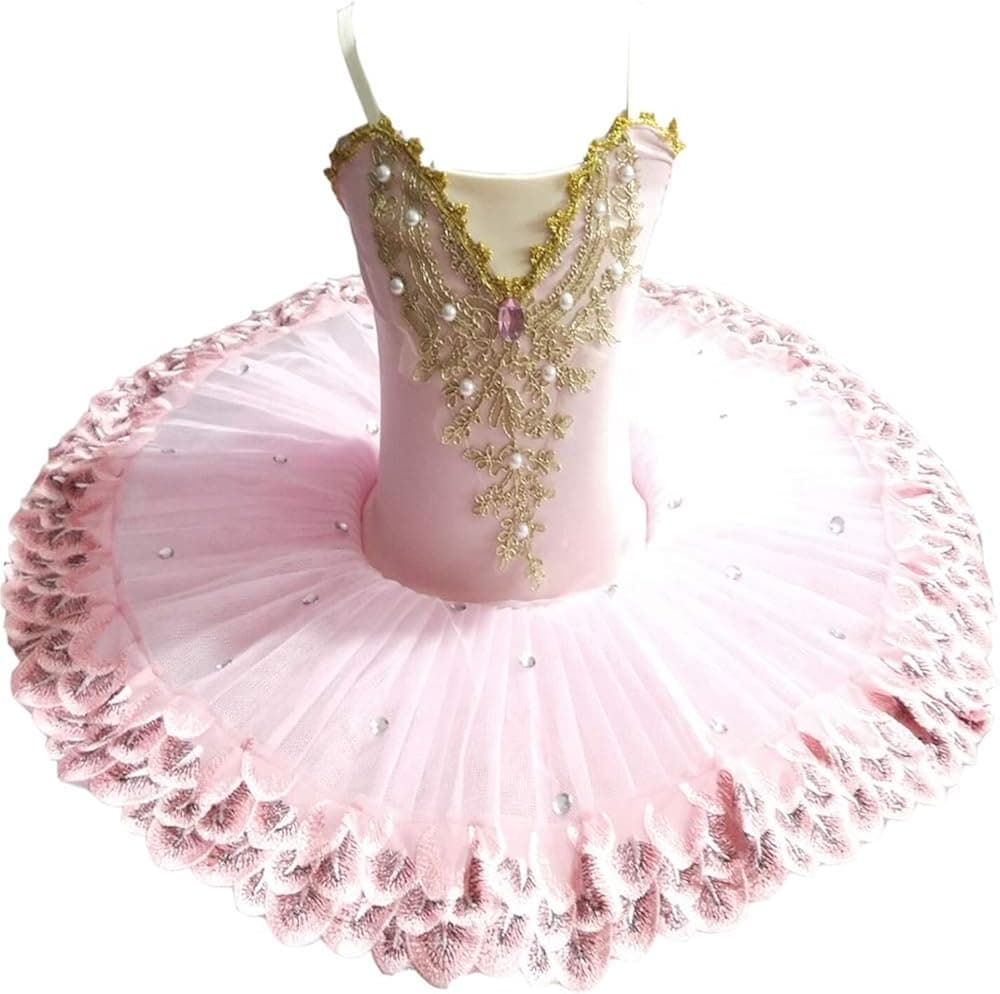 womenbride Kids' Girl's Professional Ballet Tutu Dresses Performance Dancewear Skirts