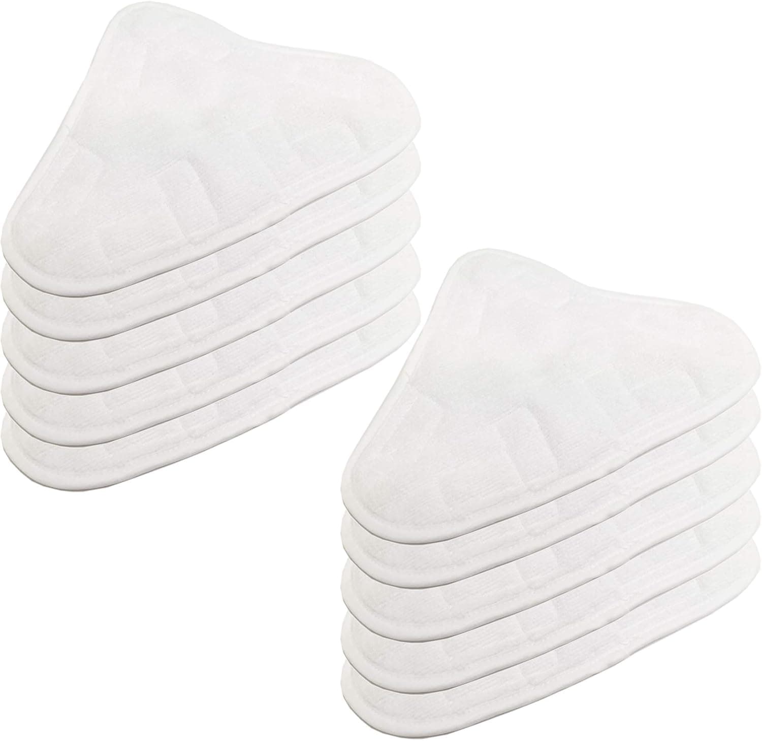 Hildbrandt Clean Co. 10 Steam Pocket Mop Pads Compatible Micro Fiber Replacement Pad for Steamboy X5 H2O H20 S302 S001 SKG 1500W Steam Mop