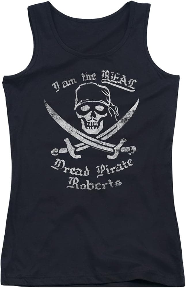 Princess Bride The Real Dpr Juniors Tank Top Shirt (Black, X-Large)