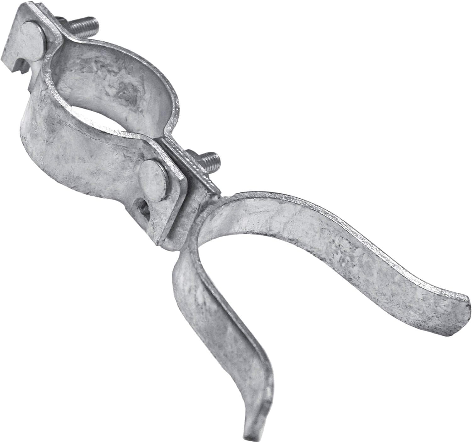 1-7/8" x 1-3/8" Chain Link Fence Gate Fork Latch -  Fence Gate Latch - Galvanized Fence Gate Latch with Hole for Padlock
