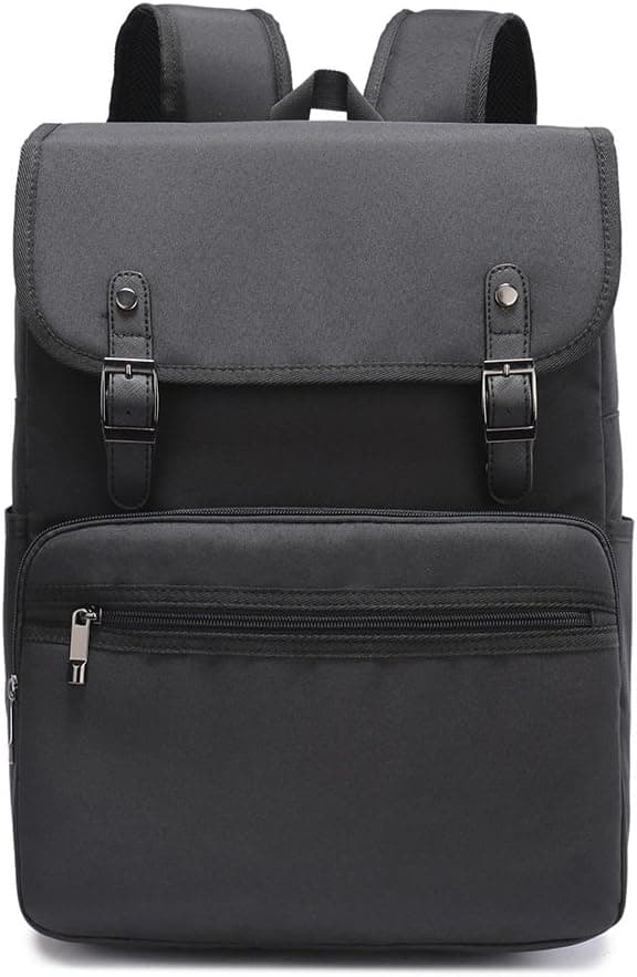 Weekend Shopper 15.6 inch Laptop Backpack for Women and Men Vintage Backpack College Bookbag Travel Laptop Backpack