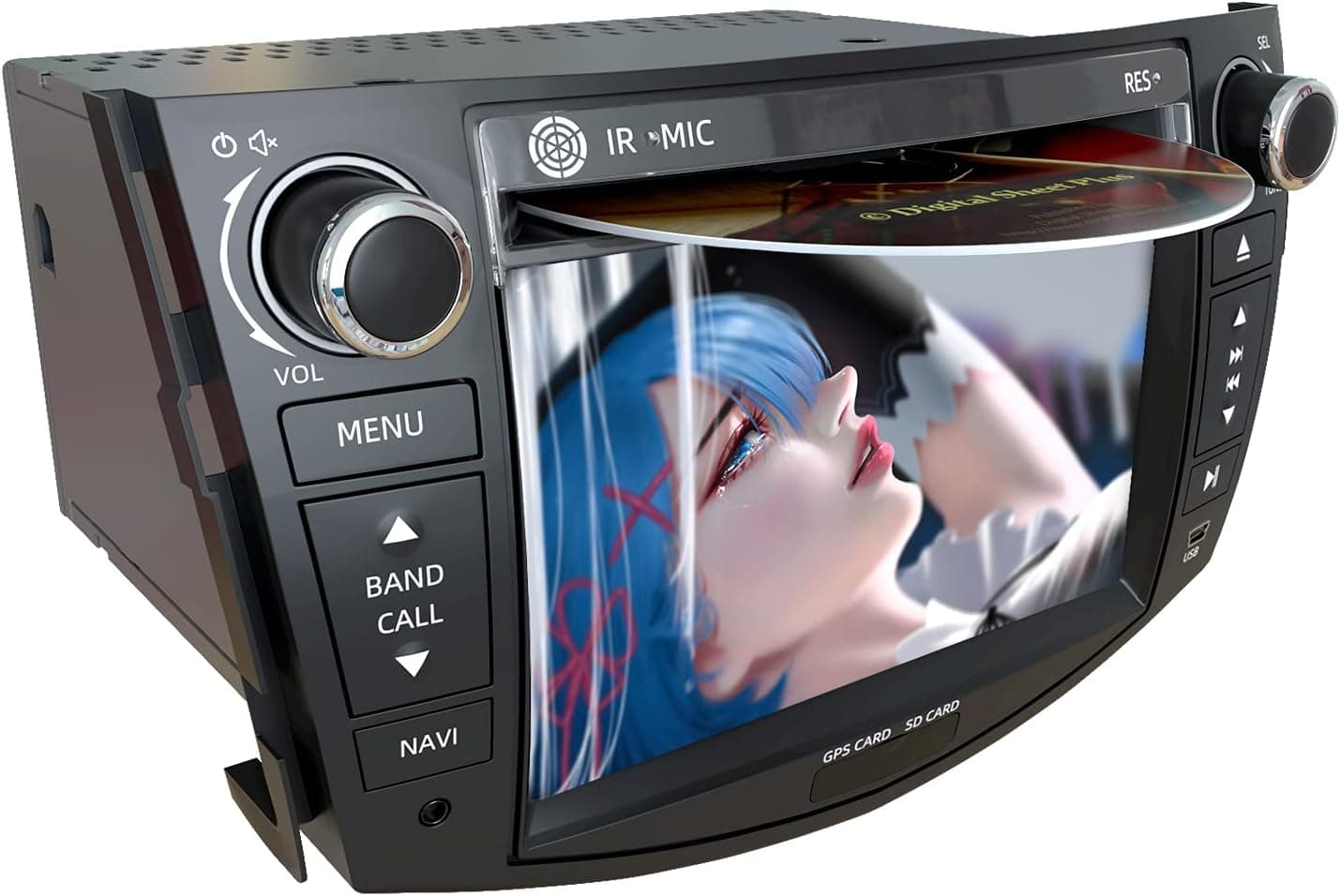 NVGOTEV Car Radio Stereo Android 11 for Toyota RAV4 2006 2007 2008 2009 2010 2011 2012, Octa-core CPU Car Play Android Auto DVD Player GPS Navigation 7" HD Touch Screen BT5.0 Mirror Link SWC WiFi FM