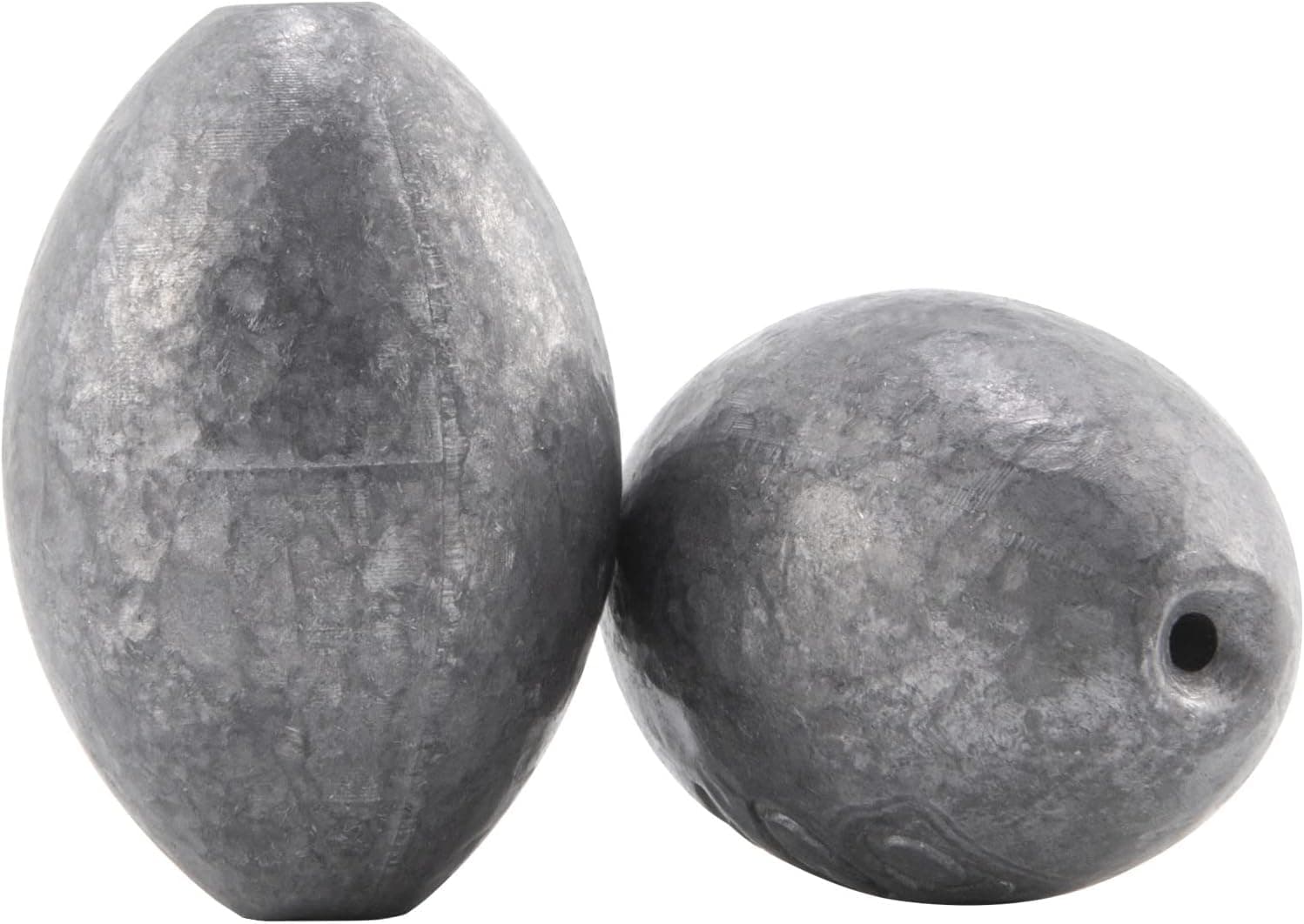 Dr.Fish Egg Sinker Oval Shaped Fishing Weights Sinkers Bass Fishing Casting Freshwater Saltwater Slip Sinker 1/8oz-3oz