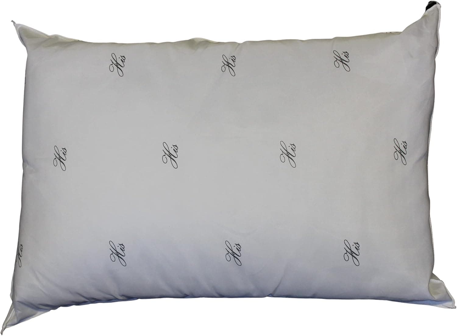 His or Hers Overstuffed Oversized Bed Pillow 20" x 29" (His)
