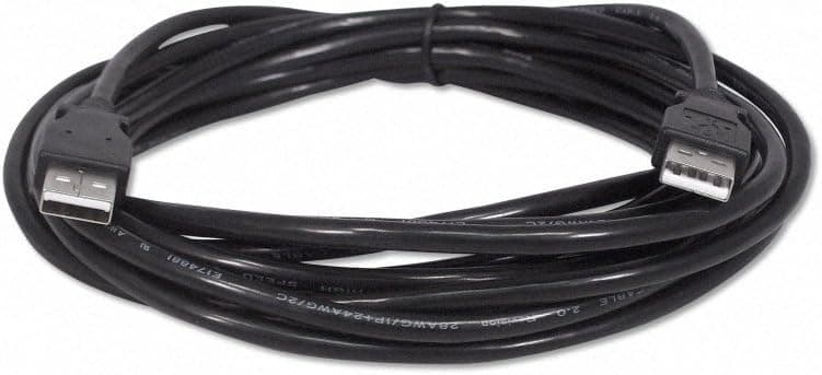 Your Cable Store 15 Foot Black USB 2.0 High Speed Male A to Male A Cable