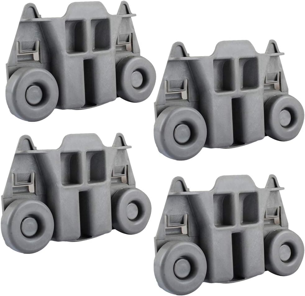 Ligefoy W10195417 Dishwasher Wheel for Whirlpool Jenn-Air Kenmore Roller Wheel Track Replacement Parts Replace 1872128, Ap6016764, Ps11750057, WPW10195417