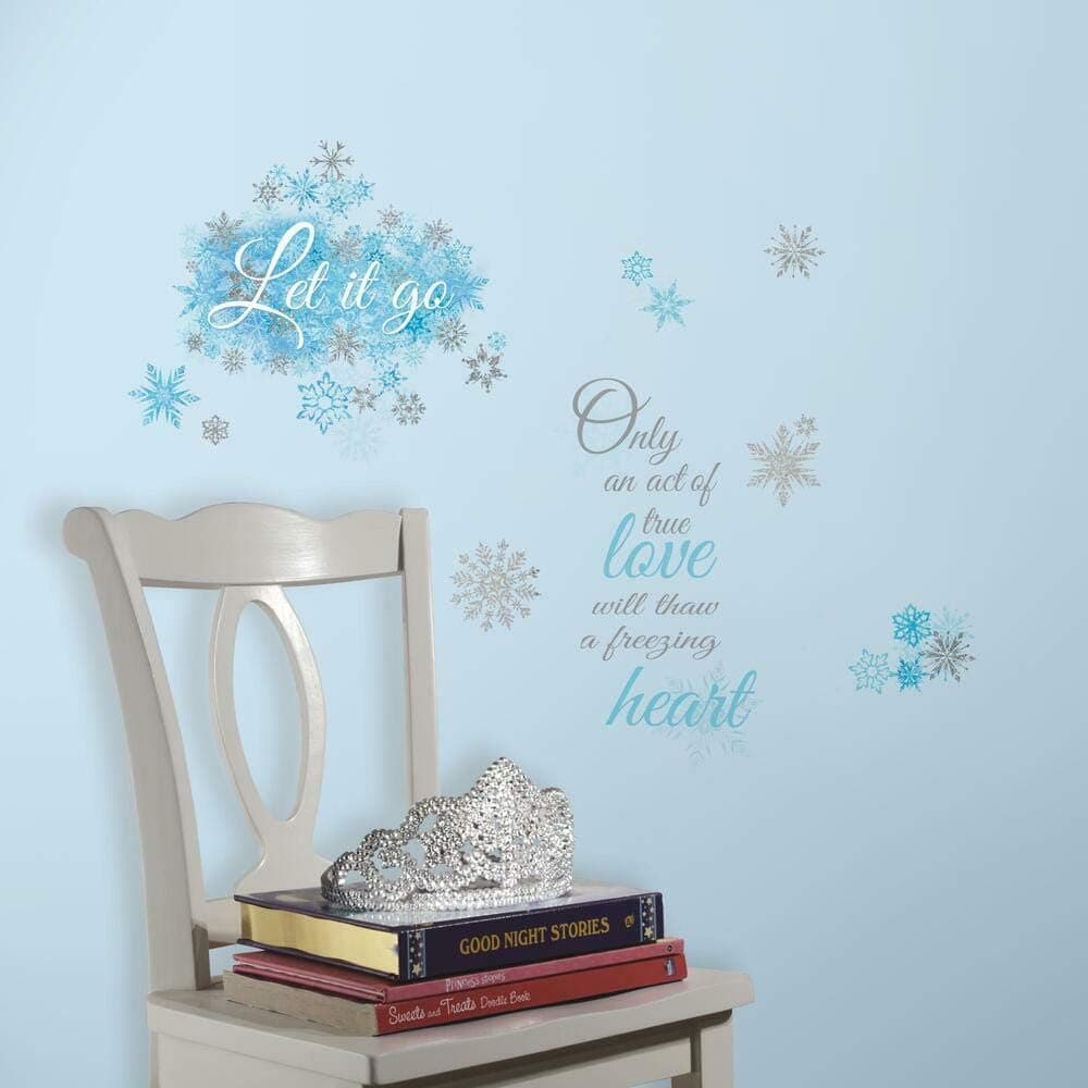 RoomMates Disney Frozen Let It Go Peel And Stick Wall Decals