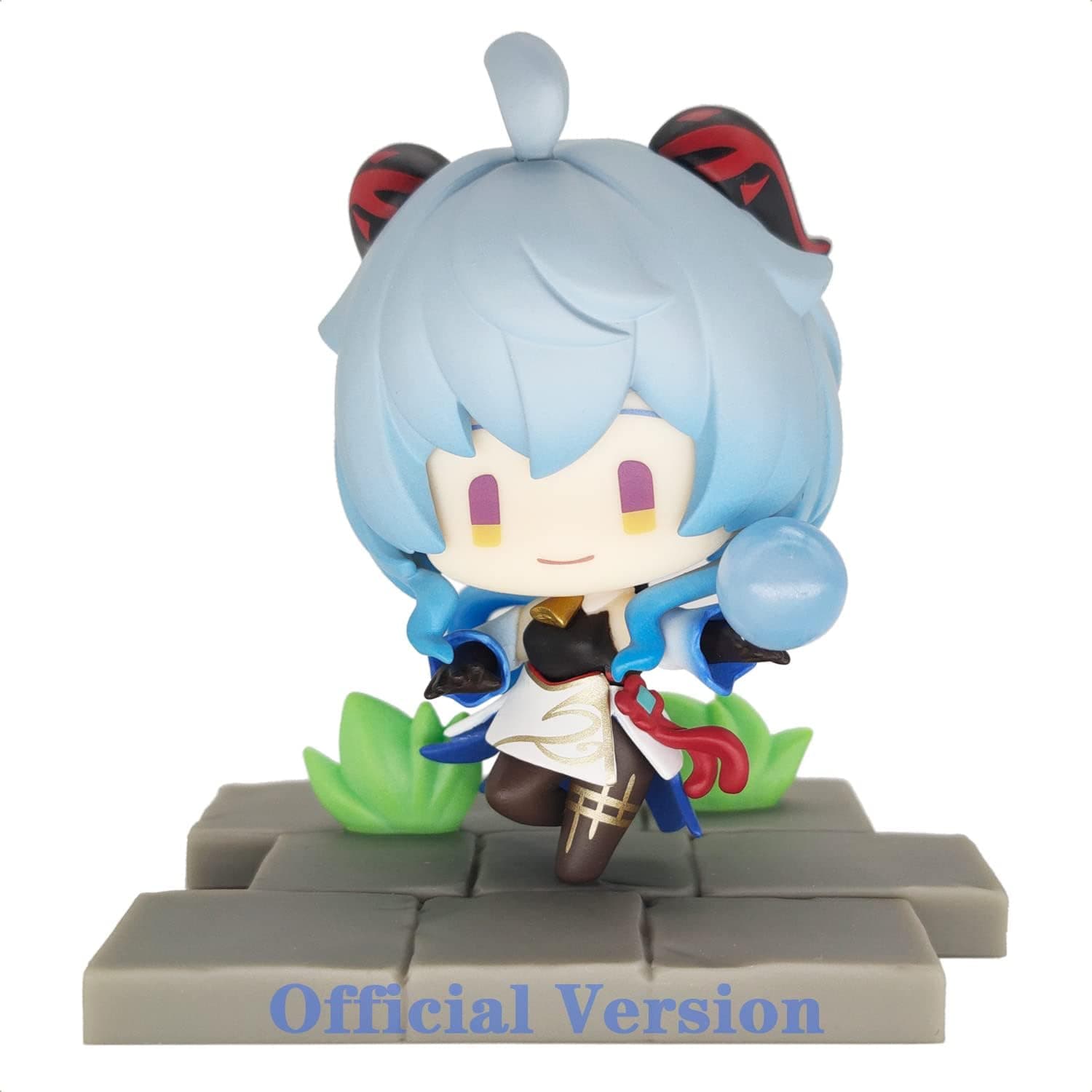 KOOLIYA Genshin Impact Official Figure - Battle Stance Liyue Edition - Ganyu, Decoration Ornaments Best Gift Collection Capsule Toy for Anime Game Fan (Ganyu)