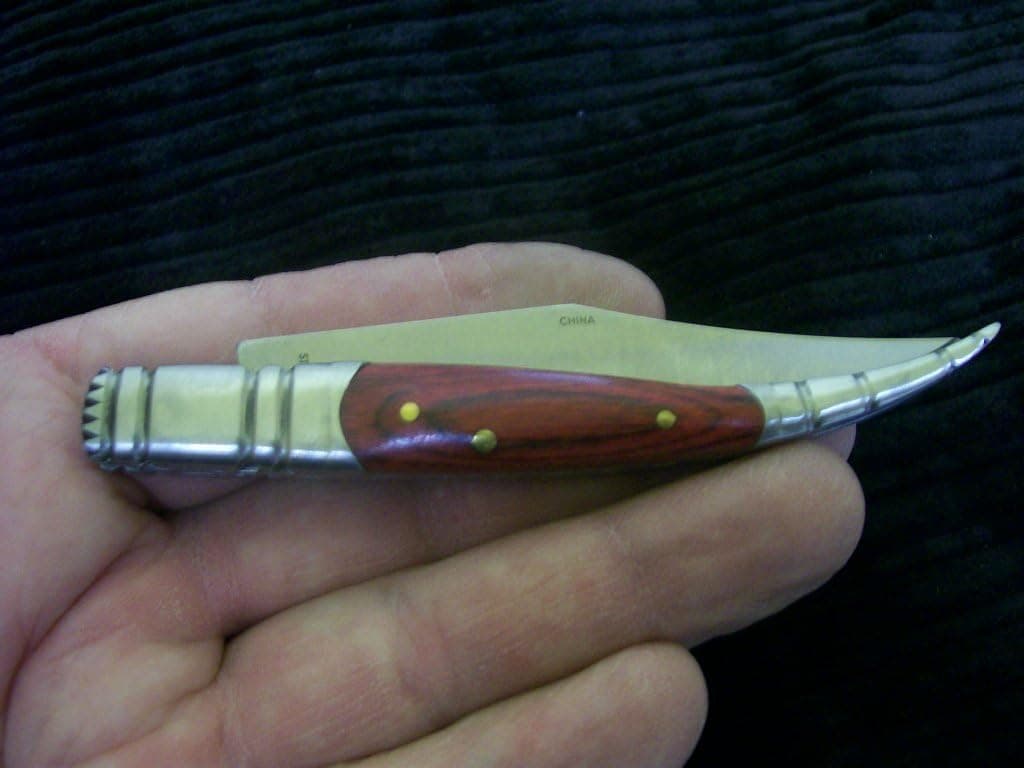 Pocket Knife Fine Edge Folding Spanish Toothpick 4" Nib