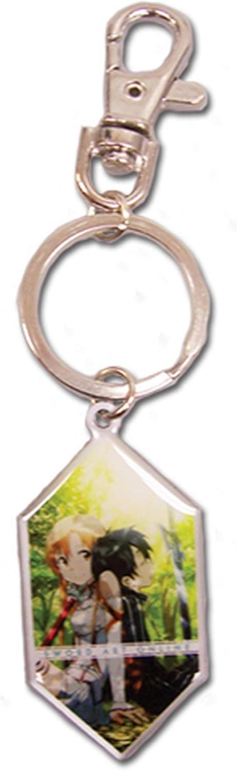 Great Eastern Entertainment Sword Art Online - Resting Asuna & Kirito Metal Keychain