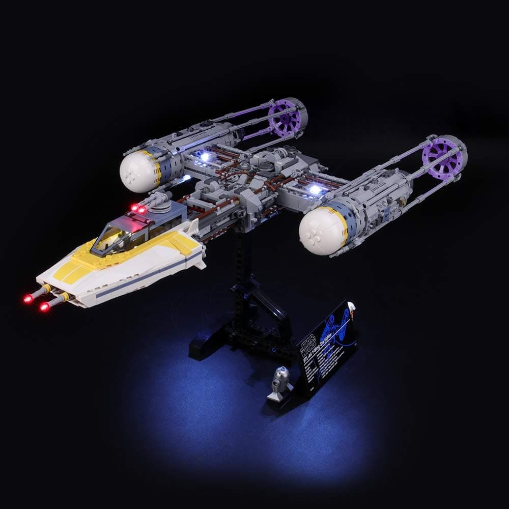 BRIKSMAX Led Lighting Kit for Y-Wing Starfighter - Compatible with Lego 75181 Building Blocks Model- Not Include The Lego Set