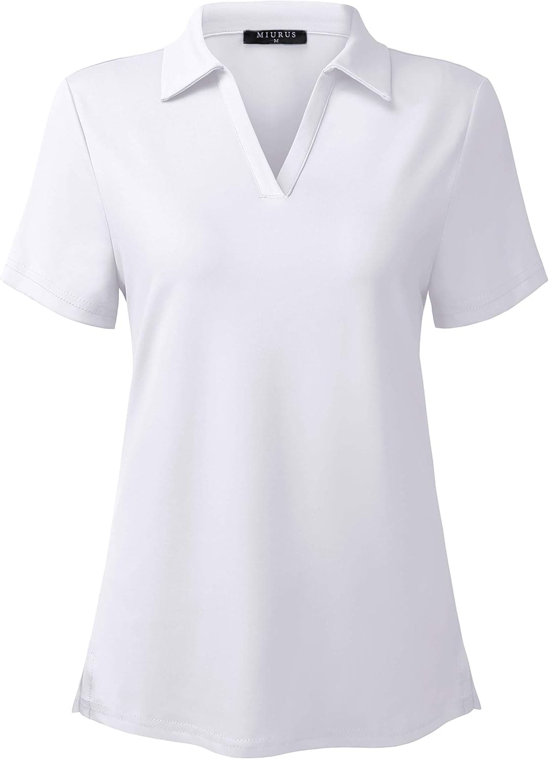 Women's Golf Shirt Polo V-Neck Sports Tops for Women UPF 50+ Moisture Wicking Quick Dry Sun Protection