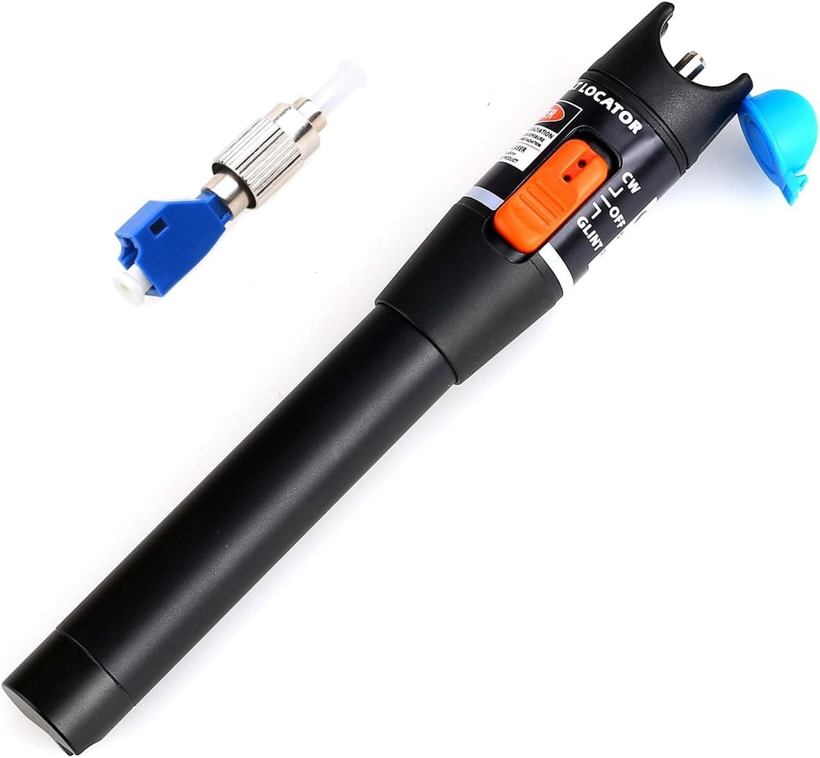 10mW Aluminium Alloy Visual Fault Locator Fiber Optic Cable Tester10KM/VFL For FC,SC,ST & LC Adapter