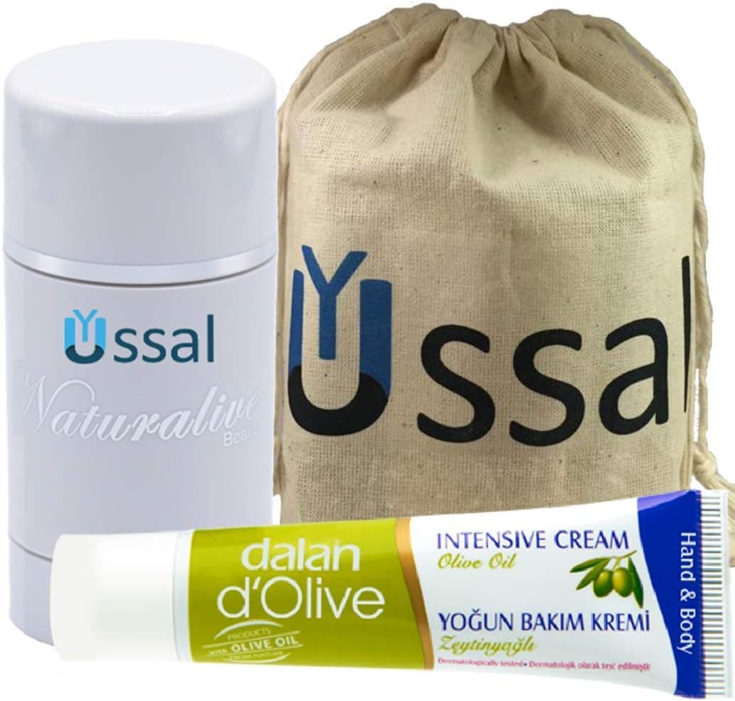 Ussal Natural Deodorant (Effective 3 Days) Balanced pH 5.5 for Sensitive Skin Aluminum Free - No Paraben No Alcohol - Organic and Strong - Safe for Kids