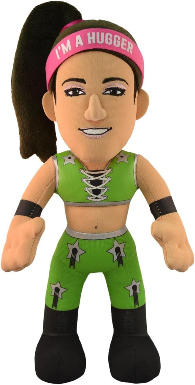 Bleacher Creatures WWE Bayley 10" Plush Figure- A Wrestling Diva for Play or Display