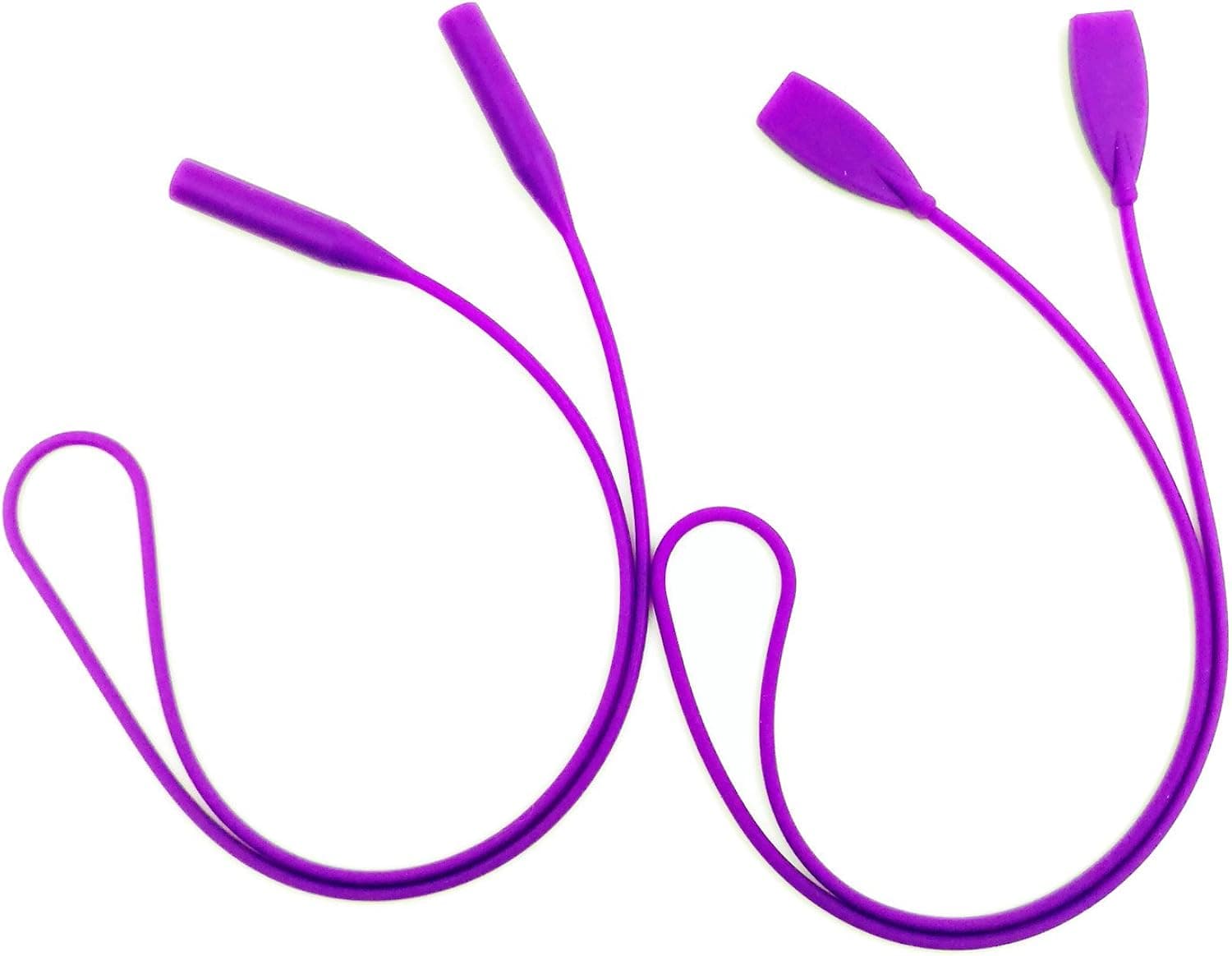 Kalevel 2pcs Sports Eyeglass Strap Silicone Eyeglass Holder for Kids Men Women