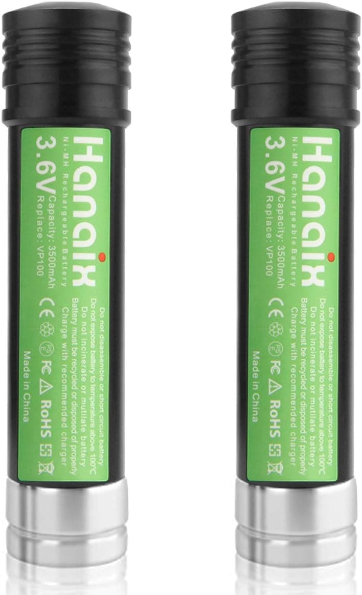 2 Pack 3.6V 3500mAh Replacement for Black and Decker Versapak Battery VP100 VP100C VP105 VP105C VP110 VP110C VP130 VP142 VP143 VP7240 Black and Decker Power Tools(Ni-MH Battery)