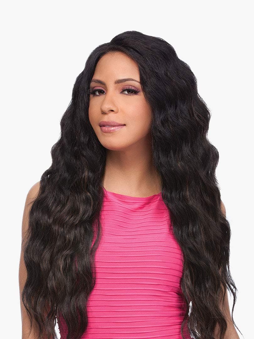 Sensationnel lace front wig - lace front edge adele c parting
