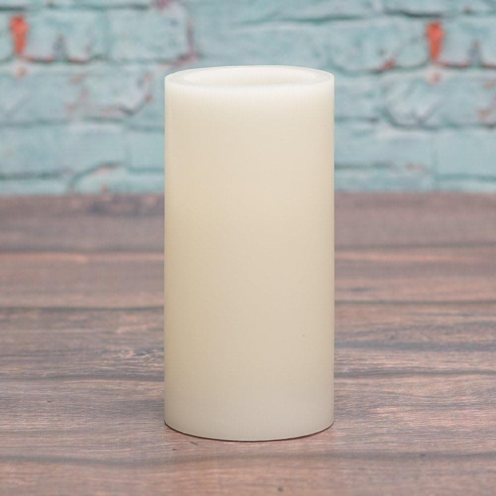 Richland Flameless LED Pillar Candles Ivory 3" x 6" Set of 6