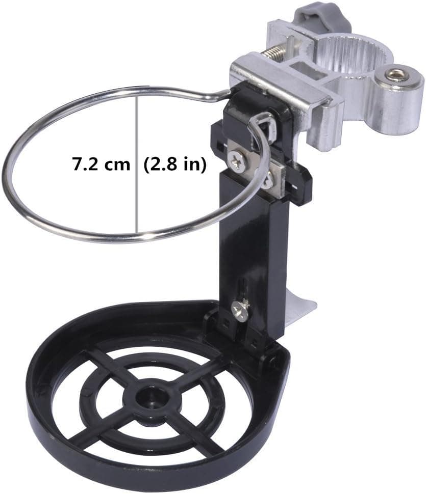 Kiwivalley Foldable Cup Holder,Water Cup Holder&Convenient Accessory,Perfect for Your Fishing Chair, Walker, Rollator, Wheelchair.