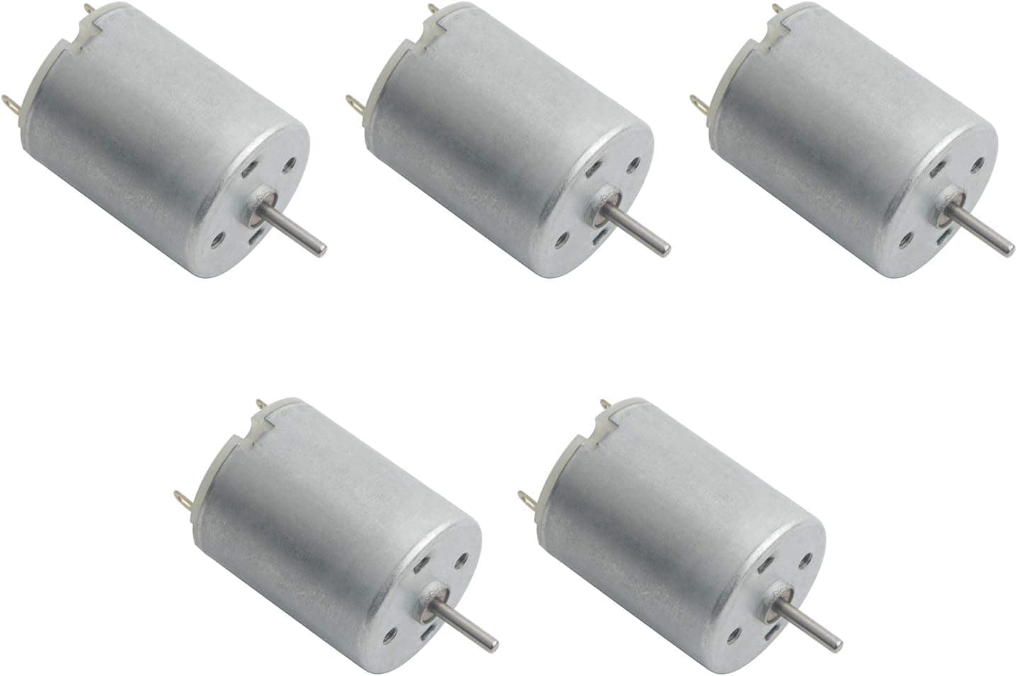 Dc Motor 3V-12V 280 Micro Motor 42 x 24 mm for RC Boat Model Toys Diy (Pack of 5)