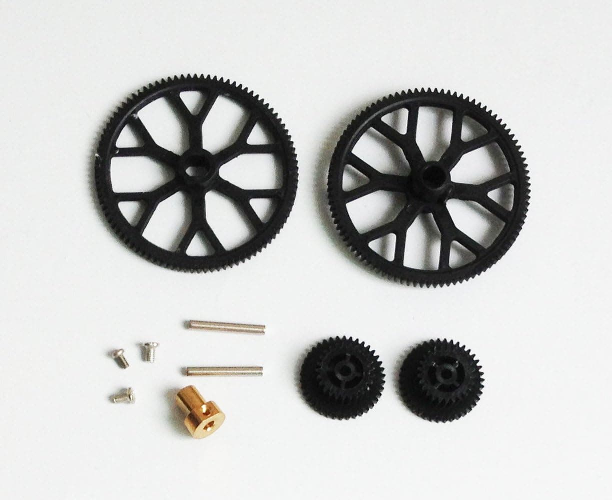 NiGHT LiONS TECH(TM Gears Set Spare Parts for Double Horse Shuangma DH 9053 rc Helicopter