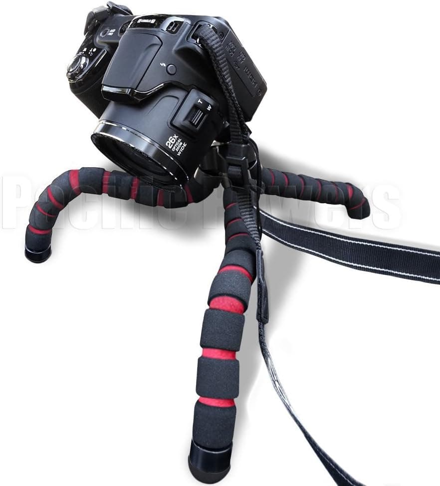 Flexible tripod -Best Grip tight, Lightweight, Focus and Hybrid Tripod with Ballhead for most Nikon, Cannon SLR, DSLR Camera, Video Camera; Max over 800g (28oz). Easy Mount and Quick Release, Ideal for travel; Best.