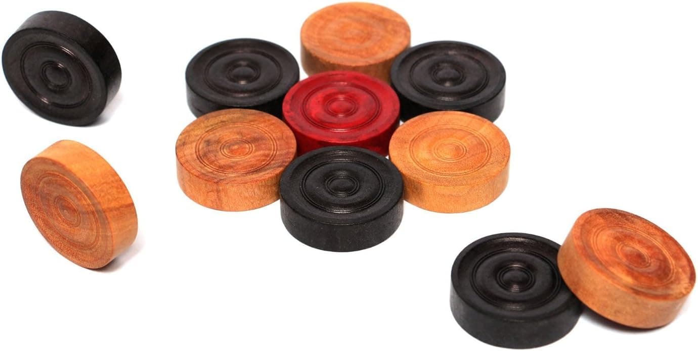 Yuva Carrom Board Superior Carrom-Men Tournament Carrom Coins with Box (Good Break) …