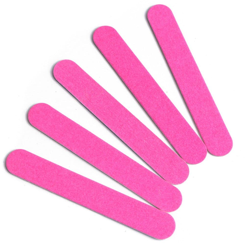 100pcs Double Side Disposable Professional Beauty Care Nail Files Buffer Buffing Emery Board 180/220 Grit Manicure Tool