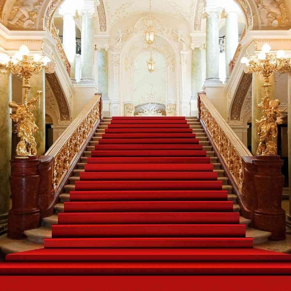 Elegant Interior Stairs 10' x 10' CP Backdrop Computer Printed Scenic Background GladsBuy Backdrop ZJZ-787