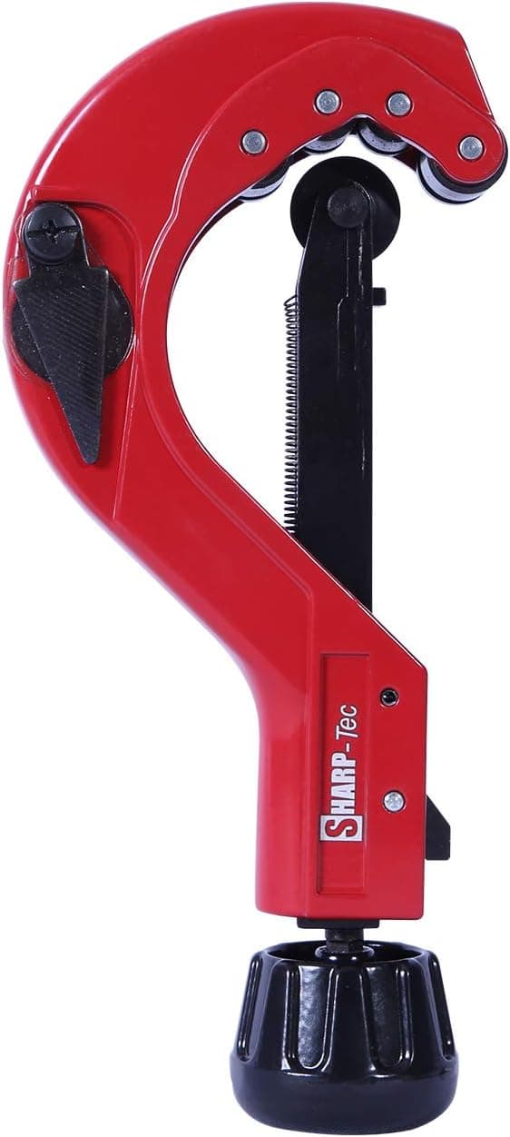 Sharp-tec Speed Pipe Cutter, 1/4-inch to 2-1/2-inch (6-64mm) Adjustable Aluminum Alloy Tubing Cutter, Plumbing Pipe Cutting Tools for Copper, PVC, Brass, Aluminum