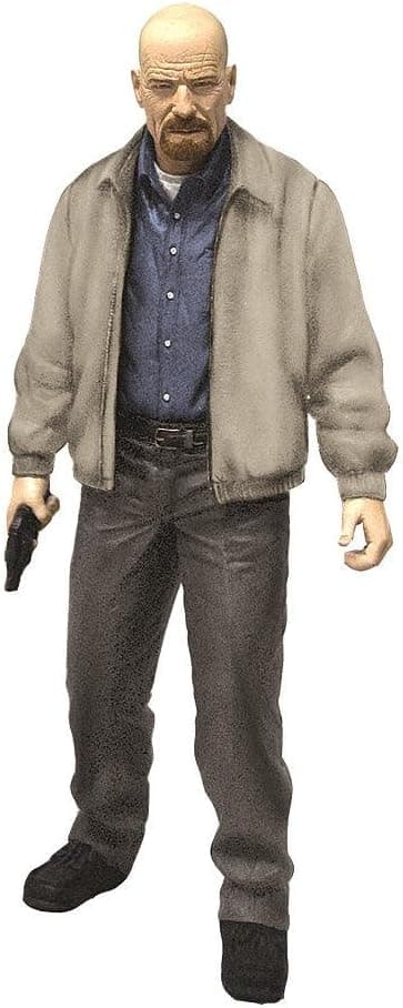 Breaking Bad Mezco Toys,, Heisenberg (Walter White) (Gray Jacket), 6 Inches