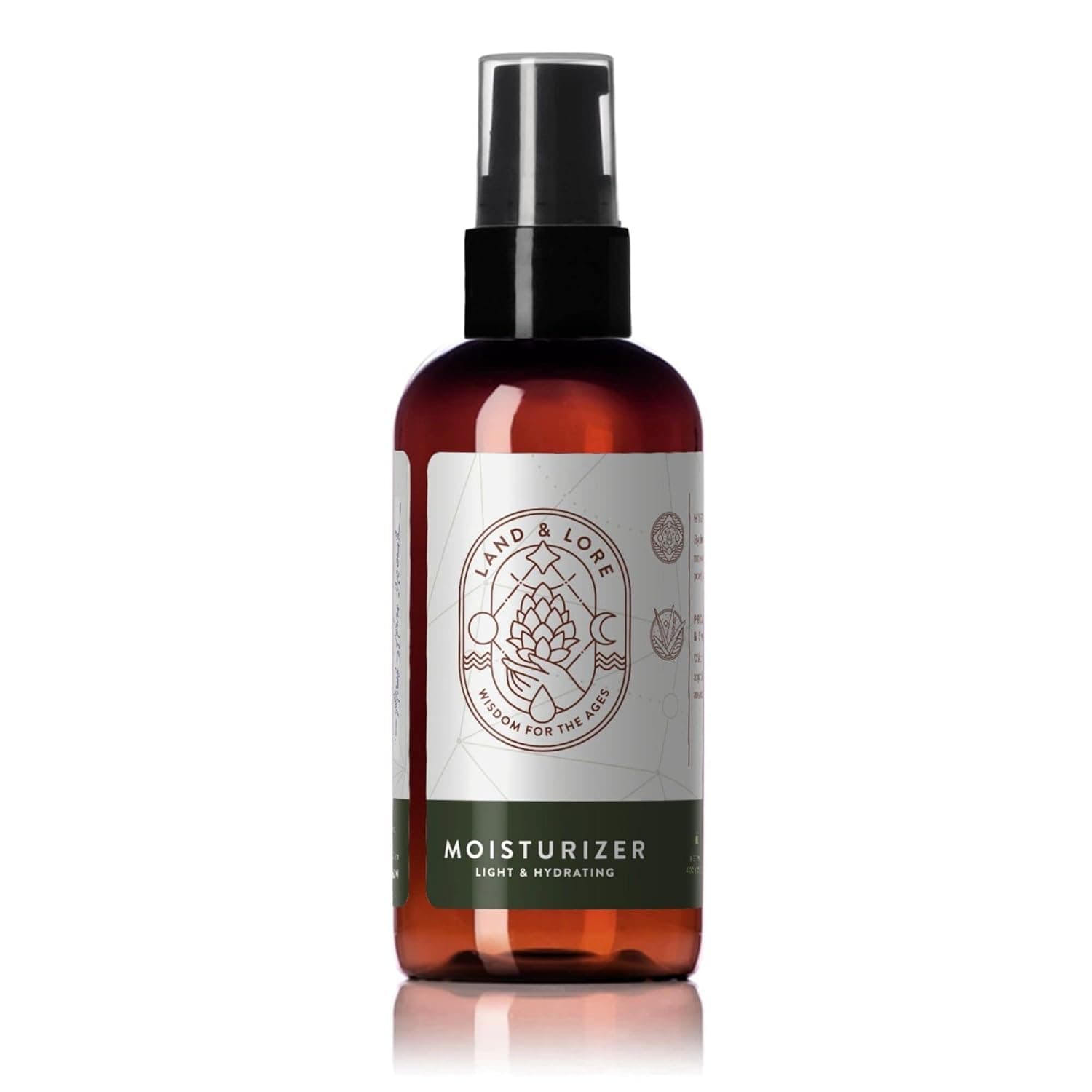 Land & Lore Ultra-Premium Botanical Facial Moisturizer - Men Face Lotion - Organic Natural Facial Cream for Men - Face Moisturizer for Men - Vegan Plant Based Face Care - Moisturizing Face Lotion for Men - Mens Face Care Kit