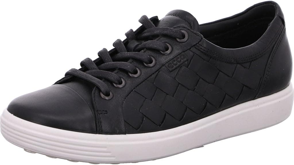 ECCO Women's Soft 7 Woven Tie Fashion Sneaker