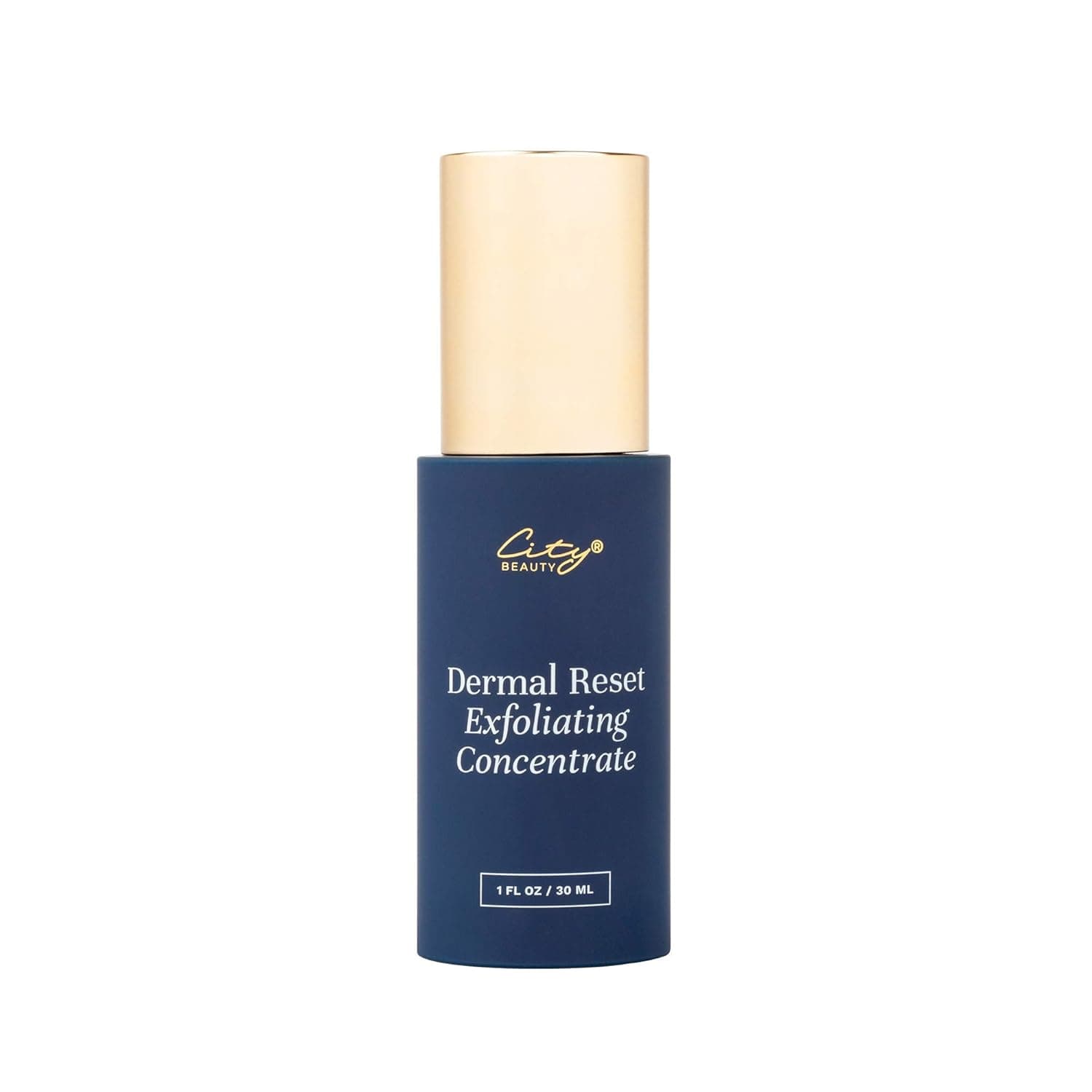 City Beauty Dermal Reset Exfoliating Concentrate - AHA Lactic Acid Daily Facial Exfoliant - Solution For Wrinkles, Texture, Discoloration, & Pores - Anti-Aging Cruelty-Free Skin Care