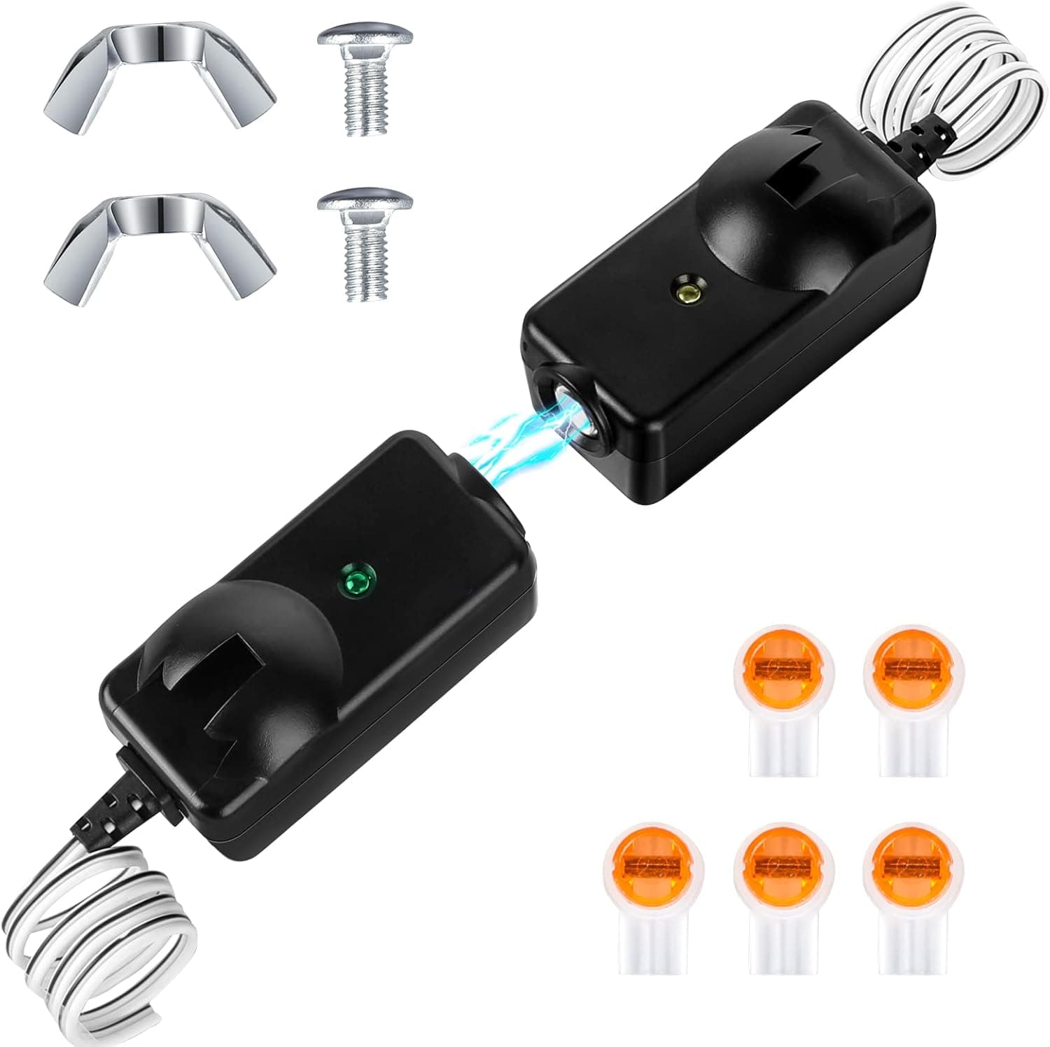 Garage Door Safety Sensor Replacement - 41A5034 Garage Safety Sensor Kit Compatible with Liftmaster Sears Chamberlain Craftsman, Garage Door Opener Made After 1997, Item Includes Two Sensors