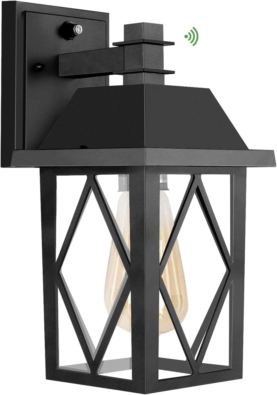 Kimjo Dusk to Dawn Outdoor Light Fixtures Wall Mount, Waterproof Sensor Outdoor Porch Lights, Exterior Light Fixture with Anti-Rust Alunmium Alloy, Outdoor Wall Sconce for Patio, Entryway, Front Door
