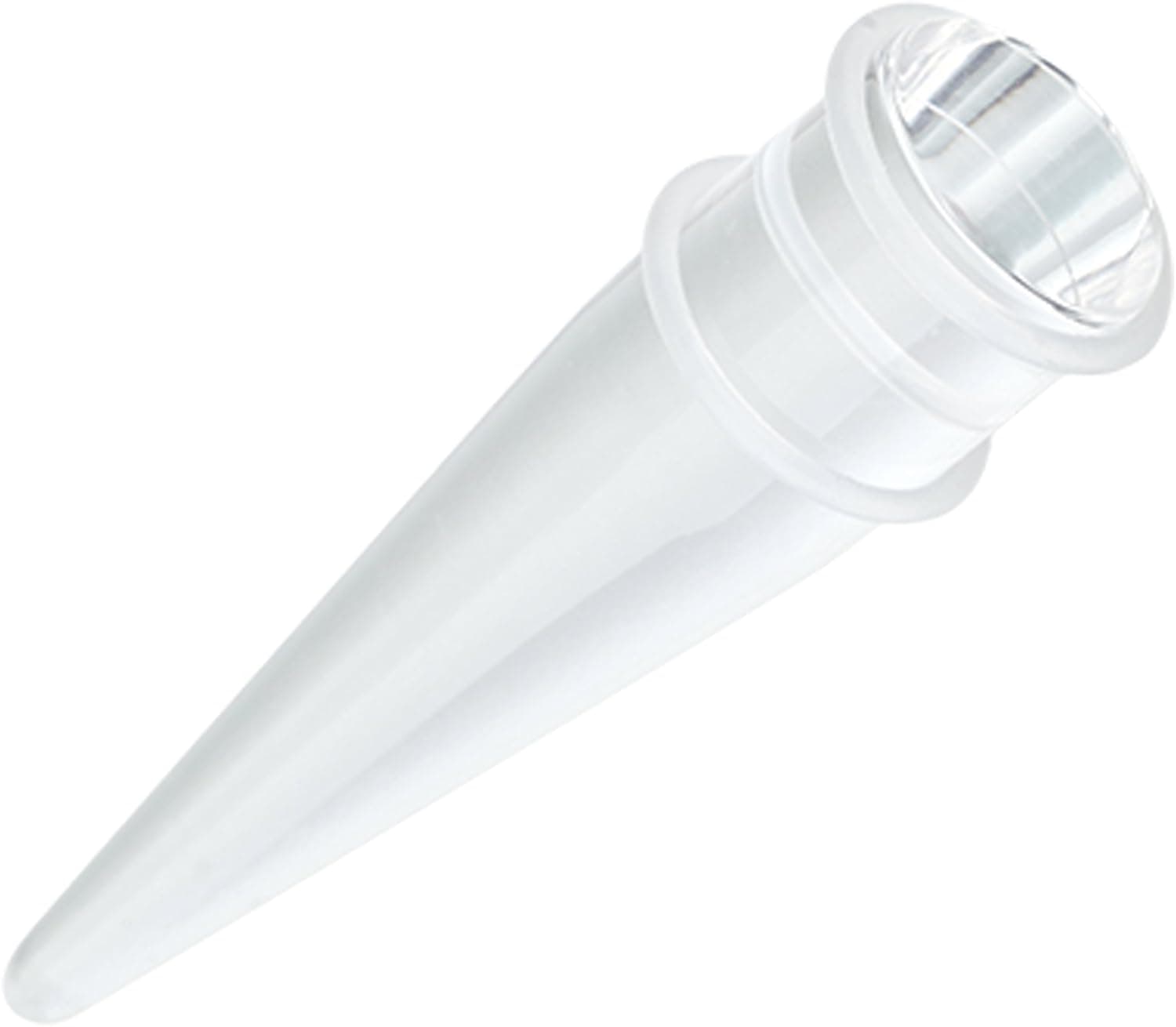 Cosmic - Tapers/Hangers UV Acrylic Ear Stretching Taper - Clear - Sold as a Pair