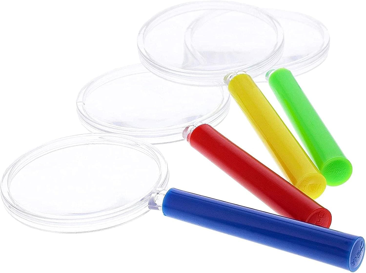 Blue Panda Bulk Kids Magnifying Glasses Party Favors, 4 Colors (48 Pack)