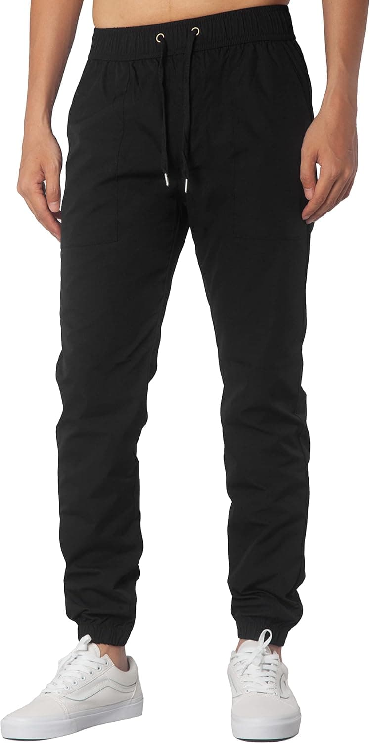 ITALYMORN Lightweight Workout Joggers for Men Polyester Quick Dry Track Pants