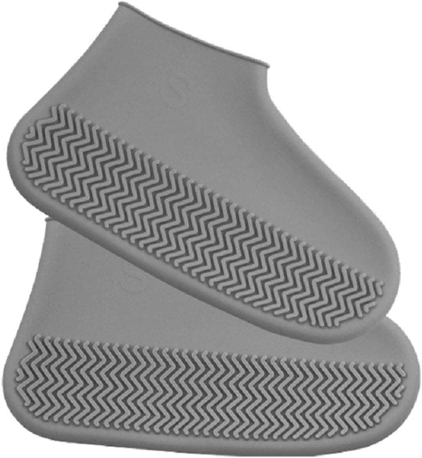 Reusable Silicone Shoe Covers Waterproof Foldable Slip Cycling