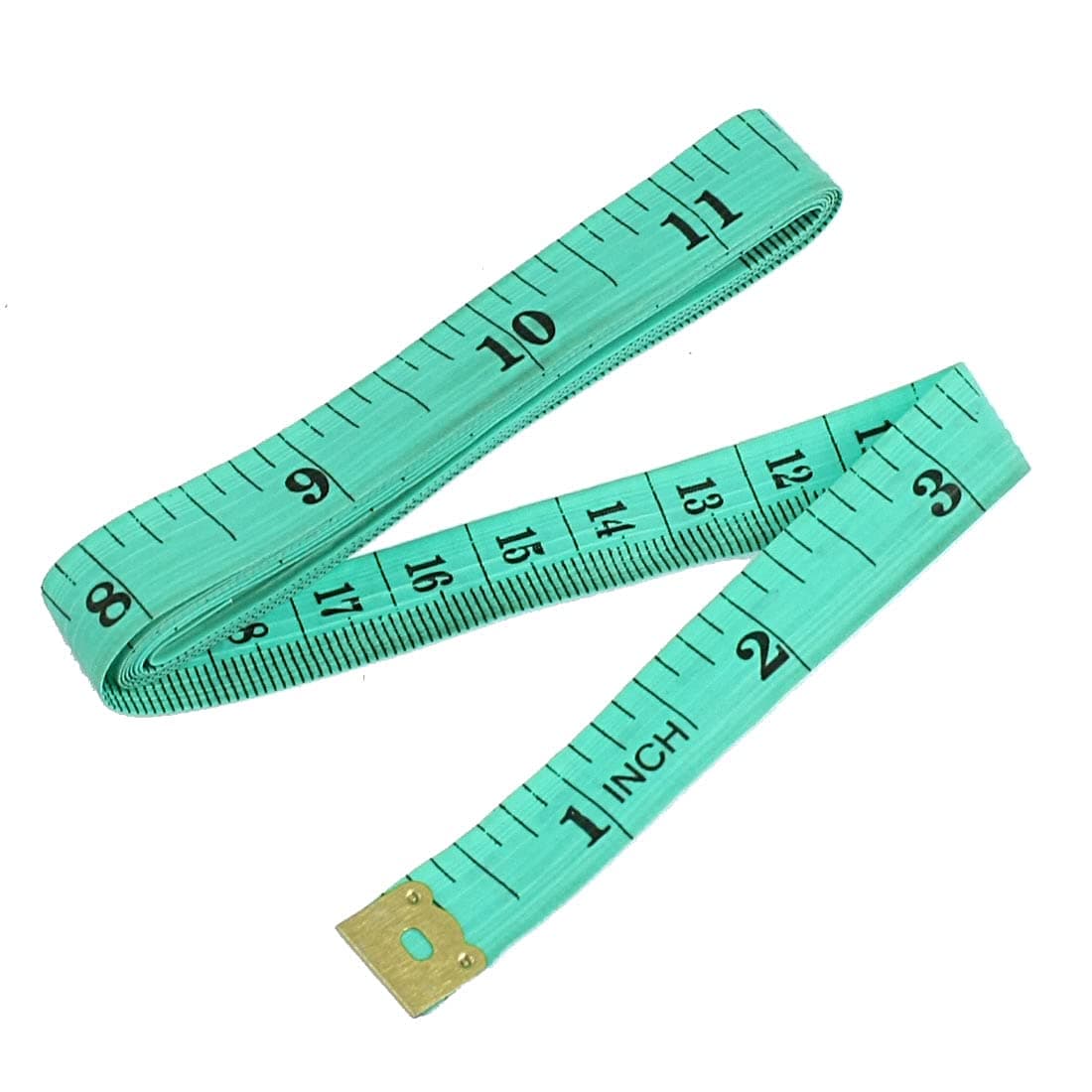 uxcell 1.5M 4.92Ft 60" Tailor Seamstress Flexible Ruler Tape Measure Green