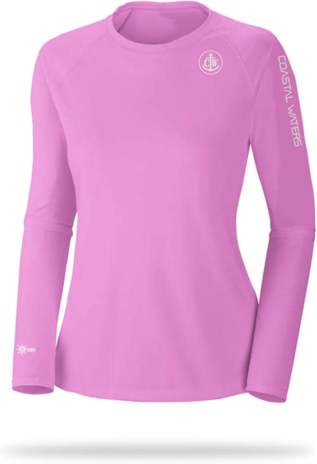 Womens UPF 50+ UV Long Sleeve Sun Protection Crew Neck Long Sleeve T Shirt