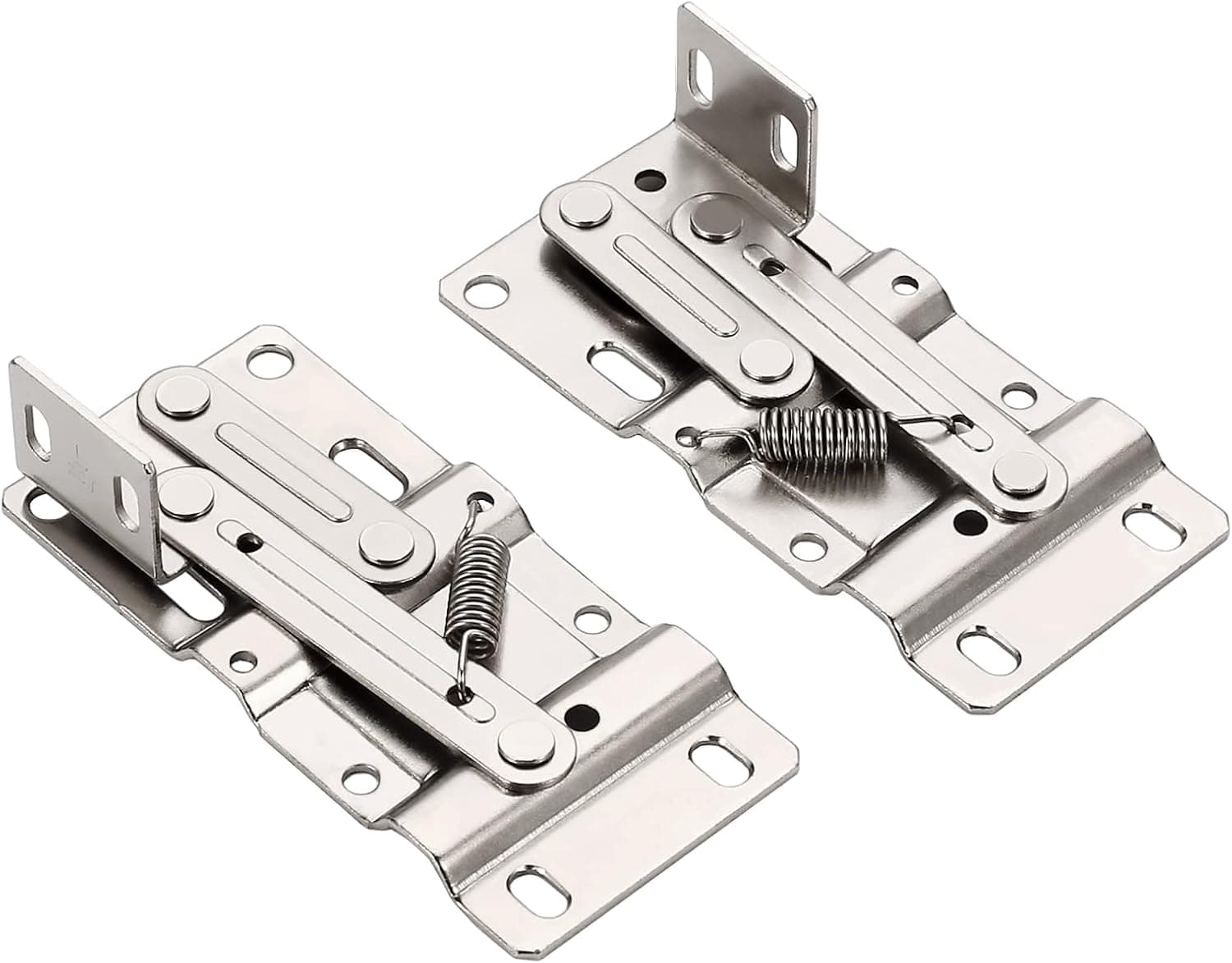 Furniware 1Pair Tip Out Tray Hinges,Standard Sink Hinges for Sink-Front Drawer,Steel